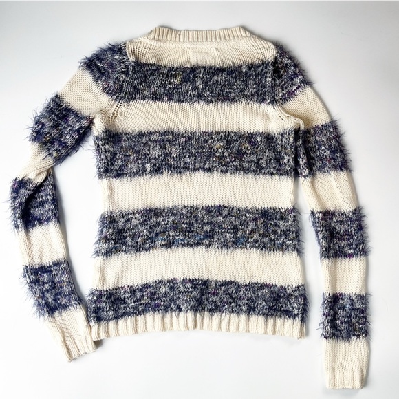Anthropologie Tabitha Eyelash Knitted Stripe Sweater - Picture 5 of 9